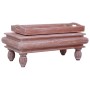 Mesa de centro de madera maciza de caoba marrón 90x50x40 cm de vidaXL, Mesas de centro - Ref: Foro24-283850, Precio: 163,99 €...