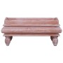 Mesa de centro de madera maciza de caoba marrón 90x50x40 cm de vidaXL, Mesas de centro - Ref: Foro24-283850, Precio: 163,99 €...