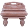 Mesa de centro de madera maciza de caoba marrón 90x50x40 cm de vidaXL, Mesas de centro - Ref: Foro24-283850, Precio: 163,99 €...