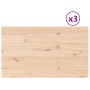 Tablero de mesa rectangular 3 uds madera de pino 80x47x1,7 cm de vidaXL, Tableros para mesas - Ref: Foro24-847419, Precio: 64...