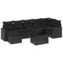 8-piece garden sofa set and black synthetic rattan cushions by vidaXL, Garden sets - Ref: Foro24-3267425, Price: 509,20 €, Di...