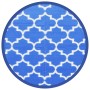 Blue PP outdoor rug Ø160 cm by vidaXL, Outdoor protectors - Ref: Foro24-368539, Price: 28,96 €, Discount: %