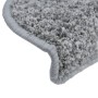 Alfombras de peldaños de escalera 15 uds gris 65x21x4 cm de vidaXL, Alfombrillas para escalones - Ref: Foro24-133900, Precio:...