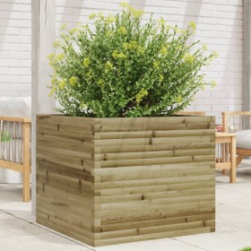 Jardinera madera de pino impregnada 80x80x68,5 cm de vidaXL, Maceteros y jardineras - Ref: Foro24-3282483, Precio: 244,99 €, ...