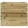 Impregnated pine wood planter 80x80x68.5 cm by vidaXL, Pots and planters - Ref: Foro24-3282483, Price: 245,38 €, Discount: %