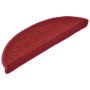 Stair mats 15 units burgundy 56x17x3 cm by vidaXL, Stair mats - Ref: Foro24-133881, Price: 49,62 €, Discount: %