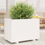 Solid white pine wood planter 70x40x49.5 cm by vidaXL, Pots and planters - Ref: Foro24-3282550, Price: 142,99 €, Discount: %