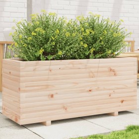 Jardinera madera maciza de pino 110x40x49,5 cm de vidaXL, Maceteros y jardineras - Ref: Foro24-3282559, Precio: 160,26 €, Des...