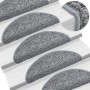 Stair tread mats 15 pcs gray 56x17x3 cm by vidaXL, Stair mats - Ref: Foro24-133892, Price: 72,18 €, Discount: %