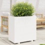 Solid white pine wood planter 70x40x72.5 cm by vidaXL, Pots and planters - Ref: Foro24-3282590, Price: 197,81 €, Discount: %