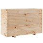 Jardinera madera maciza de pino 110x40x72,5 cm de vidaXL, Maceteros y jardineras - Ref: Foro24-3282599, Precio: 221,99 €, Des...