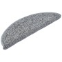 Stair tread mats 15 pcs gray 56x17x3 cm by vidaXL, Stair mats - Ref: Foro24-133892, Price: 72,18 €, Discount: %