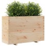 Jardinera madera maciza de pino 110x40x72,5 cm de vidaXL, Maceteros y jardineras - Ref: Foro24-3282599, Precio: 221,99 €, Des...