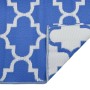 Blue PP outdoor rug 80x150 cm by vidaXL, Outdoor protectors - Ref: Foro24-316996, Price: 20,50 €, Discount: %