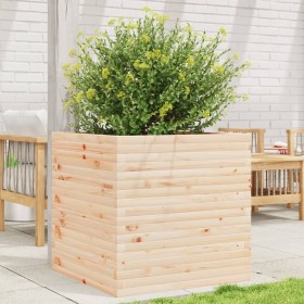 Solid pine wood planter 70x70x68.5 cm by vidaXL, Pots and planters - Ref: Foro24-3282474, Price: 190,99 €, Discount: %