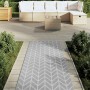 Alfombra de exterior PP gris 80x250 cm de vidaXL, Protectores para exterior - Ref: Foro24-368545, Precio: 26,20 €, Descuento: %