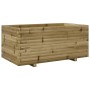 Impregnated pine wood planter 110x60x49.5 cm by vidaXL, Pots and planters - Ref: Foro24-3282573, Price: 195,45 €, Discount: %