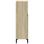 Armario de baño madera contrachapada roble Sonoma 30x30x100 cm de vidaXL, Tocadores de baño - Ref: Foro24-847389, Precio: 54,...