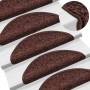 Stair tread mats 15 pcs brown 65x21x4 cm by vidaXL, Stair mats - Ref: Foro24-133903, Price: 83,47 €, Discount: %