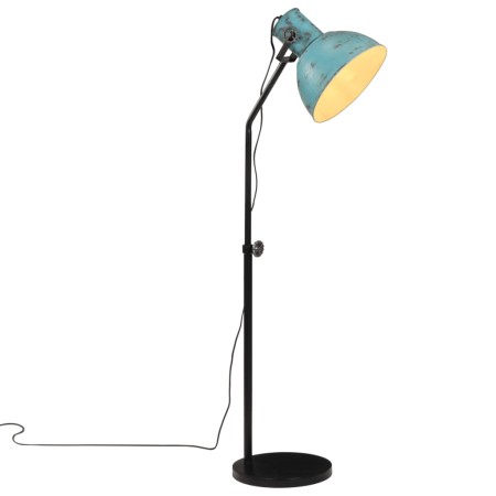 Worn blue floor lamp 25 W E27 30x30x90-150 cm by vidaXL, Lamps - Ref: Foro24-371881, Price: 111,99 €, Discount: %