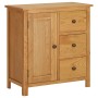 Solid oak wood sideboard 70x35x75 cm by vidaXL, Sideboards - Ref: Foro24-289188, Price: 225,01 €, Discount: %