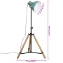 Worn blue floor lamp 25 W E27 75x75x90-150 cm by vidaXL, Lamps - Ref: Foro24-371895, Price: 115,05 €, Discount: %