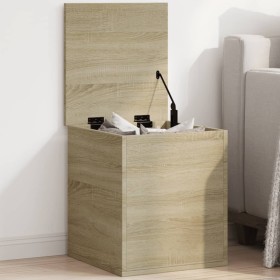 Sonoma oak engineered wood storage box 40x42x46 cm by vidaXL, Storage trunks - Ref: Foro24-840648, Price: 48,28 €, Discount: %