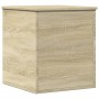 Sonoma oak engineered wood storage box 40x42x46 cm by vidaXL, Storage trunks - Ref: Foro24-840648, Price: 48,21 €, Discount: %