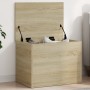 Sonoma oak engineered wood storage box 60x42x46 cm by vidaXL, Storage trunks - Ref: Foro24-840655, Price: 69,99 €, Discount: %