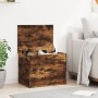 Smoked oak engineered wood storage box 60x42x46 cm by vidaXL, Storage trunks - Ref: Foro24-840657, Price: 64,01 €, Discount: %