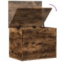 Smoked oak engineered wood storage box 60x42x46 cm by vidaXL, Storage trunks - Ref: Foro24-840657, Price: 64,01 €, Discount: %