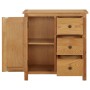 Solid oak wood sideboard 70x35x75 cm by vidaXL, Sideboards - Ref: Foro24-289188, Price: 225,99 €, Discount: %