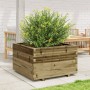 Jardinera madera de pino impregnada 80x80x49,5 cm de vidaXL, Maceteros y jardineras - Ref: Foro24-3282533, Precio: 189,39 €, ...