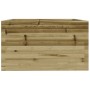 Jardinera madera de pino impregnada 80x80x49,5 cm de vidaXL, Maceteros y jardineras - Ref: Foro24-3282533, Precio: 189,39 €, ...