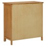 Solid oak wood sideboard 70x35x75 cm by vidaXL, Sideboards - Ref: Foro24-289188, Price: 225,99 €, Discount: %