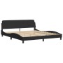 Bed with black velvet mattress 180x200 cm by vidaXL, Beds and slatted bases - Ref: Foro24-3208453, Price: 420,58 €, Discount: %