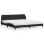 Bed with black fabric mattress 200x200 cm by vidaXL, Beds and slatted bases - Ref: Foro24-3208466, Price: 397,97 €, Discount: %