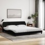 Cama con colchón tela negro 200x200 cm de vidaXL, Camas y somieres - Ref: Foro24-3208466, Precio: 397,97 €, Descuento: %