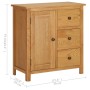 Solid oak wood sideboard 70x35x75 cm by vidaXL, Sideboards - Ref: Foro24-289188, Price: 225,99 €, Discount: %