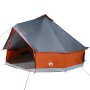 Tienda familiar tipi 12 personas impermeable gris naranja de vidaXL, Tiendas de campaña - Ref: Foro24-94593, Precio: 262,04 €...