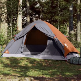 4 Person Igloo Tent Waterproof Gray Orange by vidaXL, tents - Ref: Foro24-94648, Price: 72,85 €, Discount: %