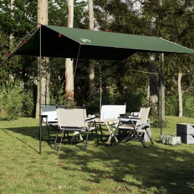 Green waterproof camping tarp 360x294 cm by vidaXL, tents - Ref: Foro24-94655, Price: 31,86 €, Discount: %