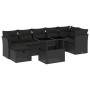 8-piece garden sofa set and black synthetic rattan cushions by vidaXL, Garden sets - Ref: Foro24-3274665, Price: 567,30 €, Di...