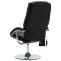 Sillón de masaje con reposapiés cuero sintético negro de vidaXL, Sillones de masaje eléctricos - Ref: Foro24-248659, Precio: ...