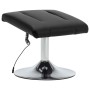 Sillón de masaje con reposapiés cuero sintético negro de vidaXL, Sillones de masaje eléctricos - Ref: Foro24-248659, Precio: ...