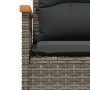 4-teiliges Gartensofa-Set und graue synthetische Rattankissen von vidaXL, Gartensets - Ref: Foro24-368399, Preis: 332,23 €, R...