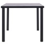 Mesa de comedor de MDF negro y gris hormigón 180x90x75 cm de vidaXL, Mesas de cocina y de comedor - Ref: Foro24-281860, Preci...