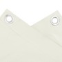 White PVC garden privacy screen 400x75 cm by vidaXL, fence panels - Ref: Foro24-4005397, Price: 20,74 €, Discount: %