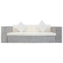 3-seater sofa with gray natural rattan cushions by vidaXL, Sofas - Ref: Foro24-283071, Price: 379,30 €, Discount: %