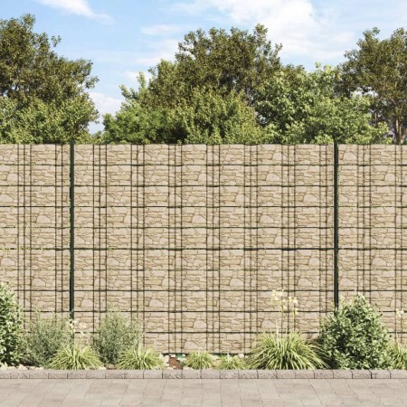 Garden privacy screen PVC gray stone look 35x0.19 m by vidaXL, fence panels - Ref: Foro24-4005542, Price: 39,83 €, Discount: %